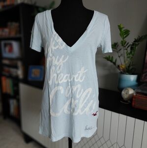 Hollister Light Blue Women's Top